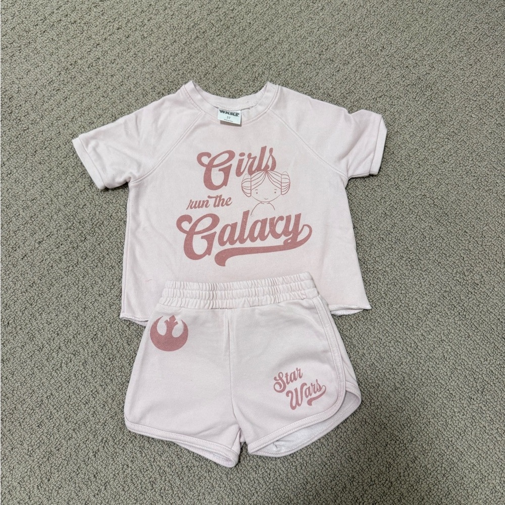 Star Wars Pink Kids Matching Set